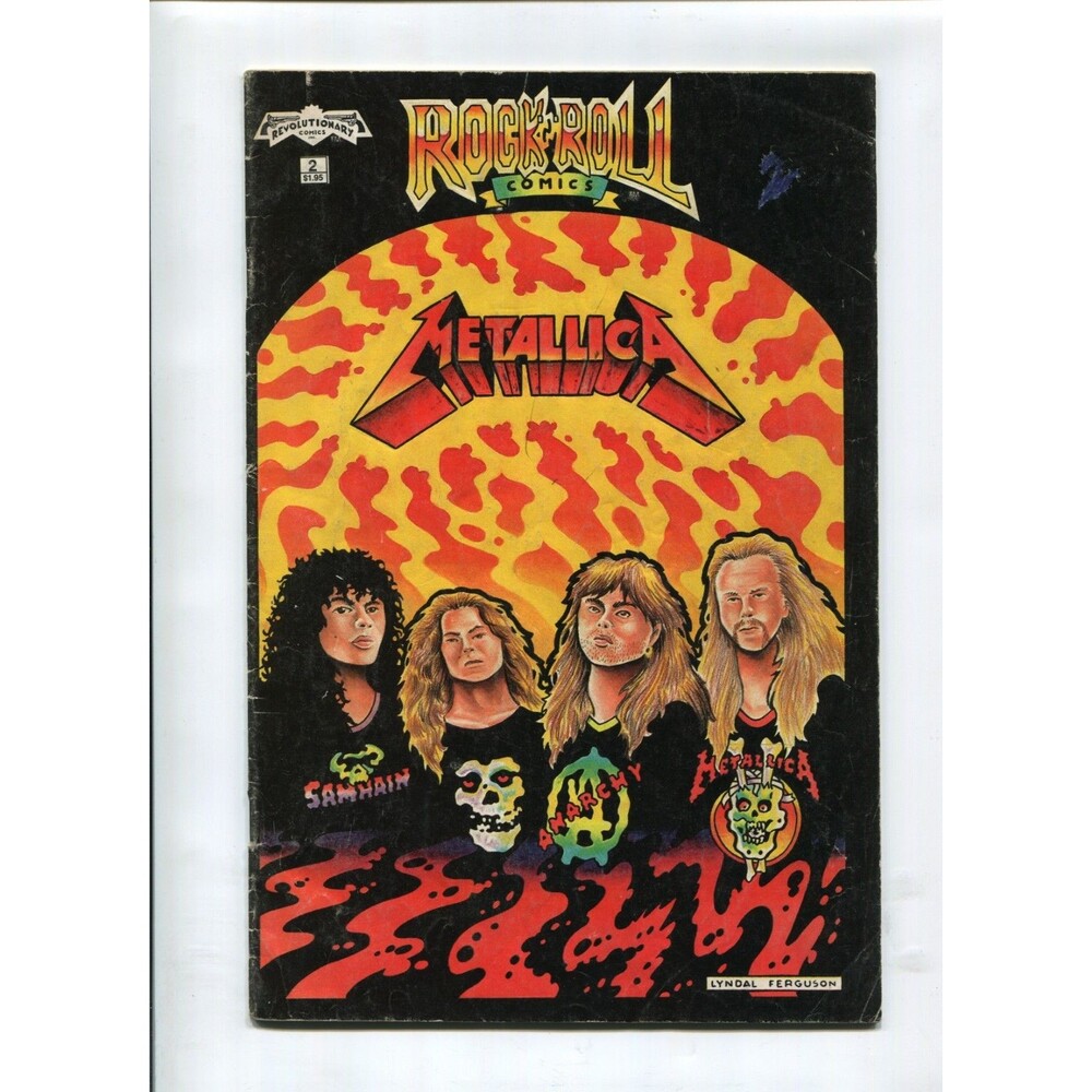 Metallica Rock N Roll Comics #2 Revolutionary Comics Todd Loren Ferguson 1989